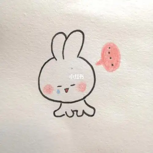 插画素材小琢手绘手绘教程手帐简笔画小兔子兔子简笔画图片卡通兔子简