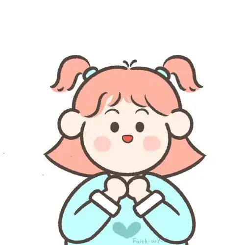 粉头发女生小头像 ——手绘师:faith-wy