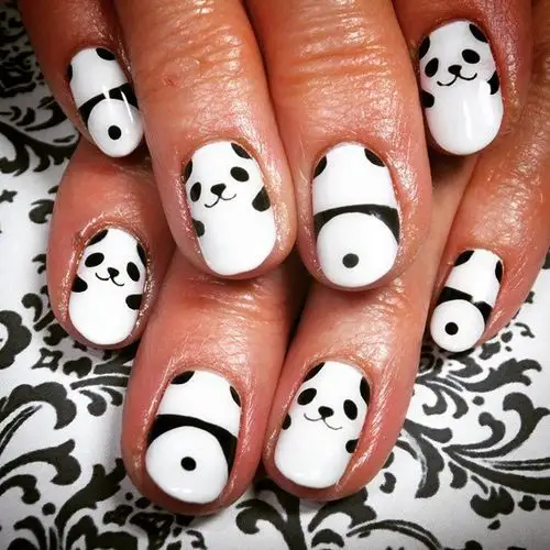 小动物类型的美甲!萌萌哒!