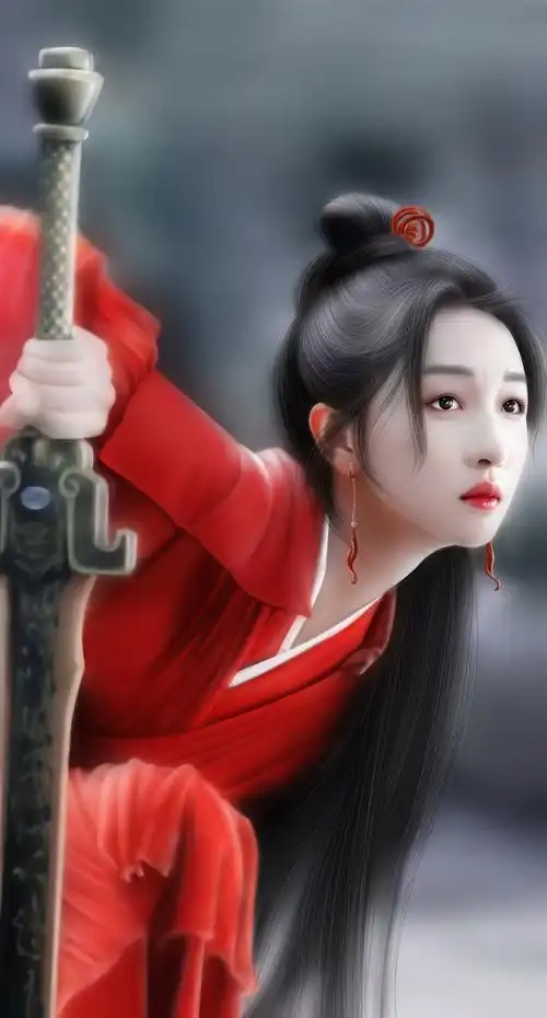 周冬雨 千古玦尘|插画|创作习作|影子的翅膀_原创作品-站酷zcool