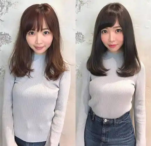 女神离子烫内扣效果图 真的很减龄