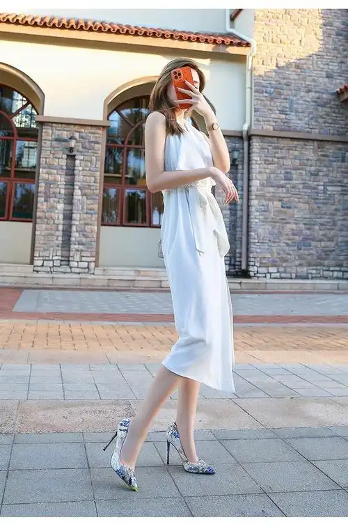 伪娘高跟鞋大码刺绣性感伪娘大码高跟鞋尖头细跟女装大佬单鞋男cd变装