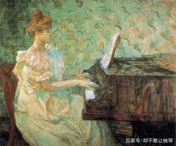 1897年,《弹钢琴的米西亚_纳唐松夫人》