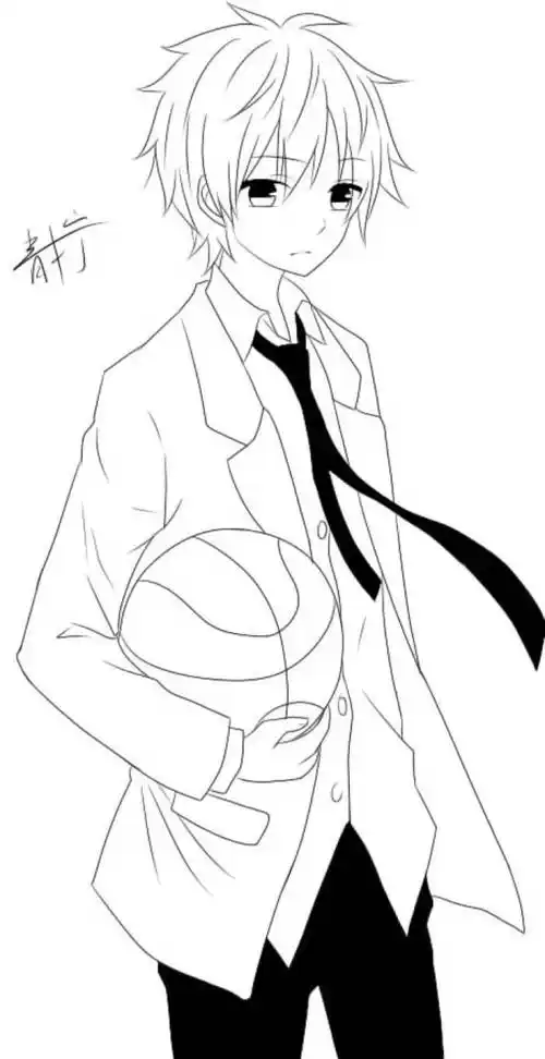 漫画手绘头像线稿1000_1389竖版竖屏帅爆的手绘干货,动漫简笔画福利