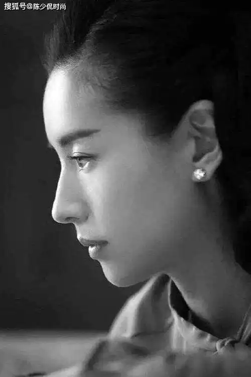她们侧脸看都有一个清高傲气的鼻子:当然,万茜的情况对比董洁来说完全