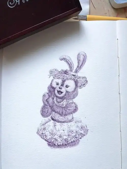 蘸水笔复古感星黛露