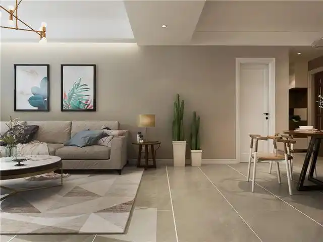 浅咖色墙面让空间更显得舒适温馨