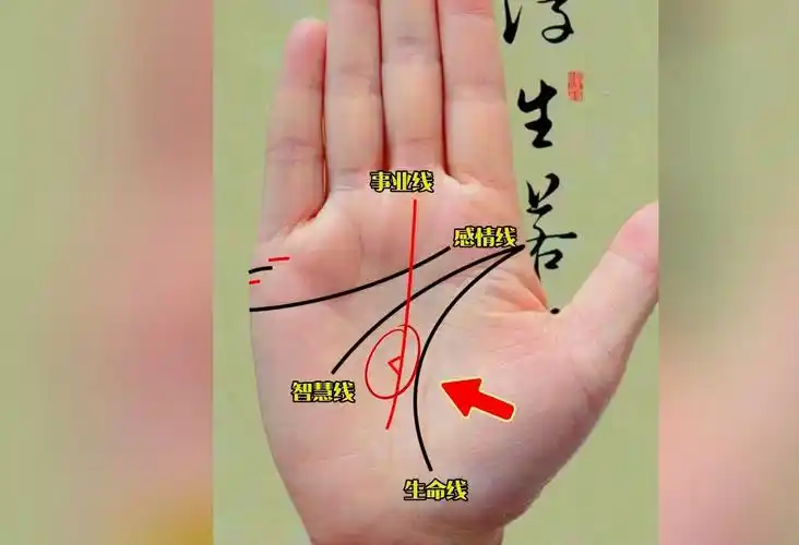 事业线开端有三角纹的人,事业运会好吗?