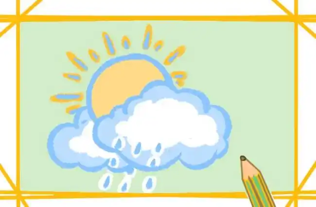 和风细雨简笔画简单