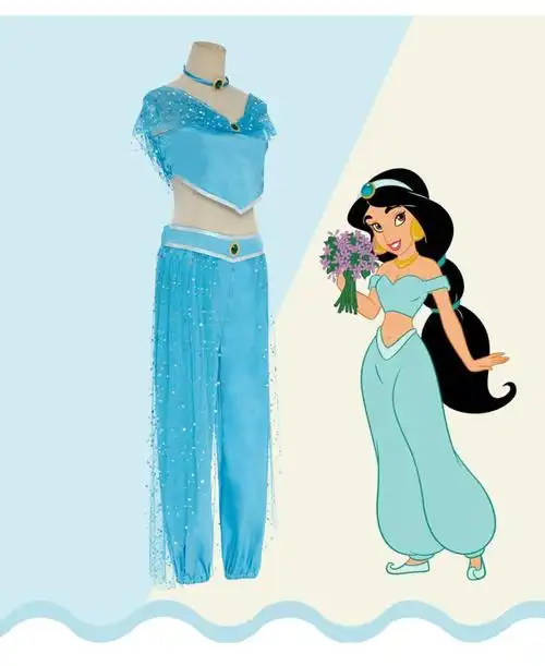 万圣节一千零一夜cos服阿拉丁神灯公主茉莉成人儿童cosplay服装