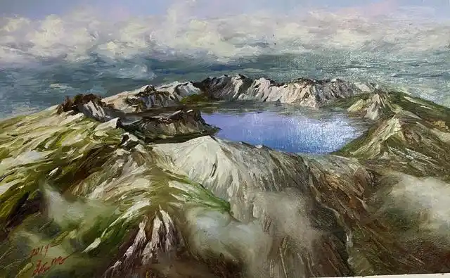 朝鲜画家笔下的长白山