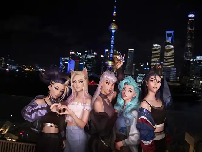 lol:怎么看都好看的kda女团照片,还不快进来认领你的老婆? - kdavilla