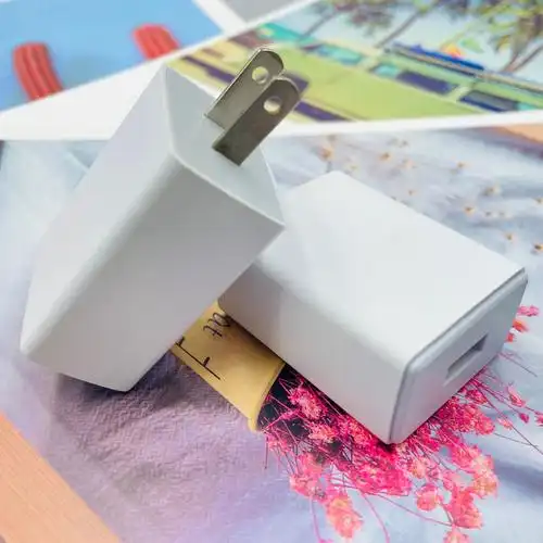 5v2a手机充电器usb充电头5v1a新款美规大米单usb手机充电器