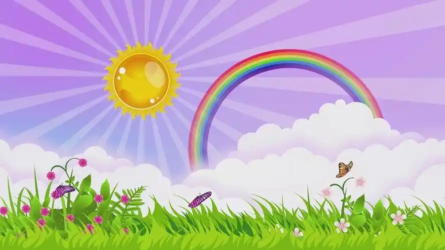 儿童节舞台背景4k4k卡通动态儿童节可爱背景视频儿童节舞台背景123>