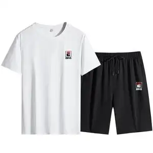 官方旗舰店官网萋斐乐成人运动套装男夏季冰丝透气休闲健身运动服