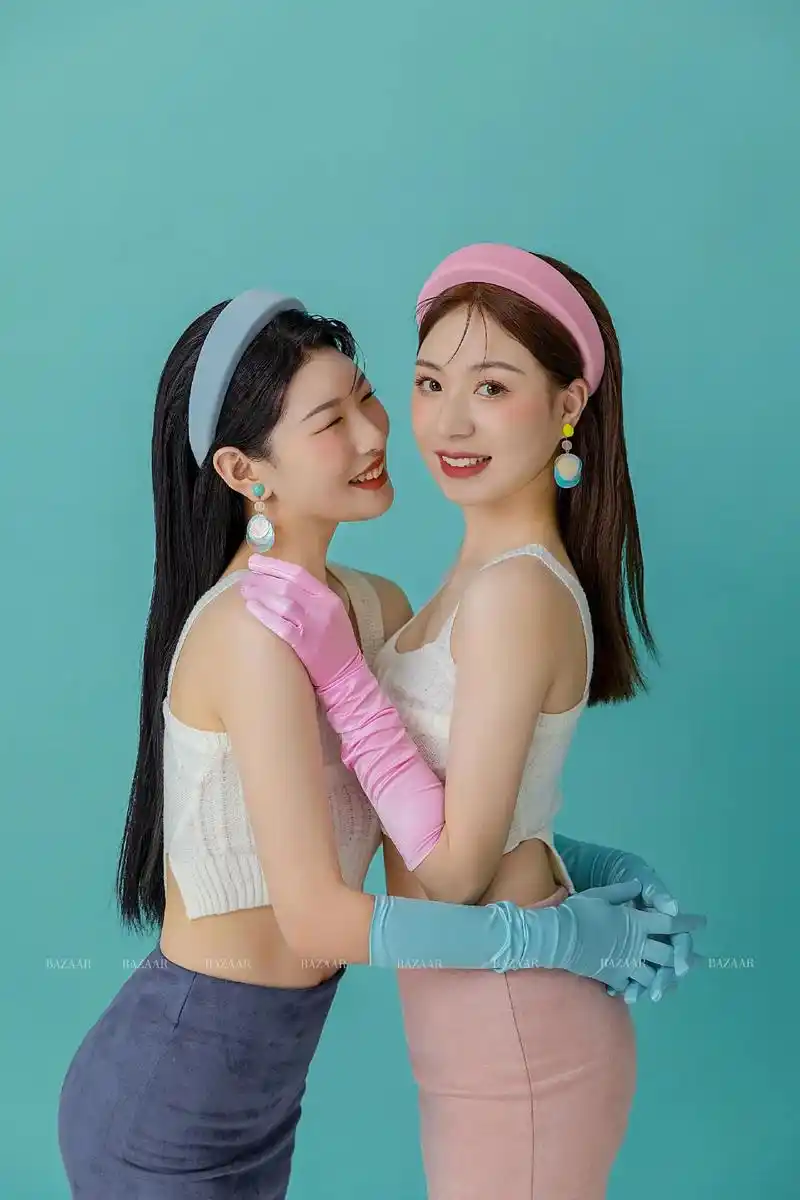 新乡韩系杂志闺蜜写真照