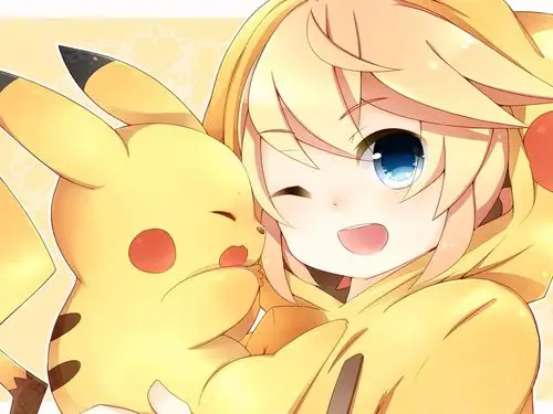 general 1600x1200 pika girl pikachu