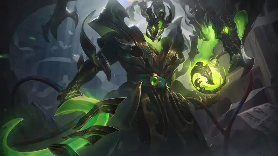 lol英雄联盟 魂锁典狱长 锤石 thresh 神龙尊者 8k壁纸