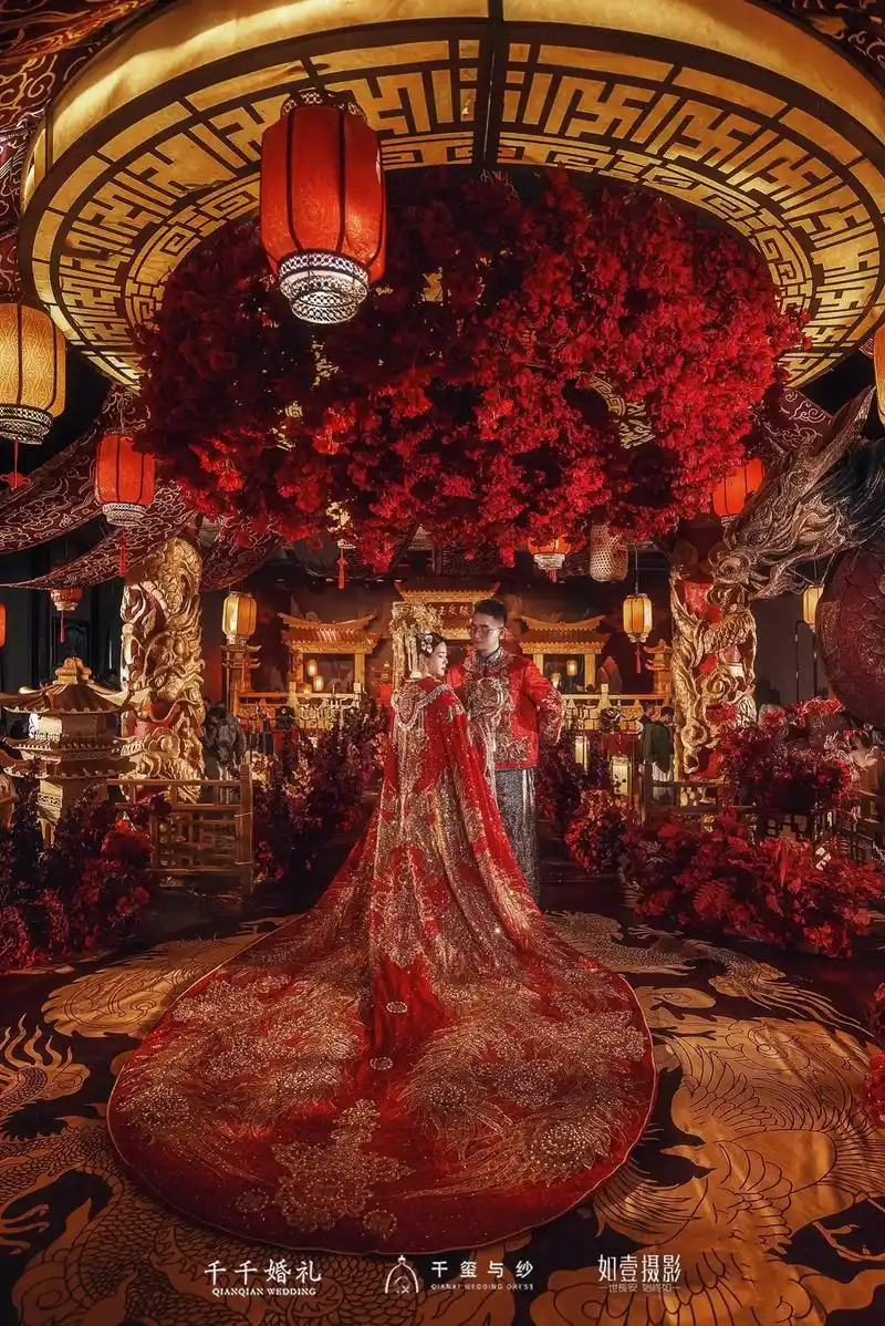 大气磅礴的中式婚礼是中国人9899的浪漫.大