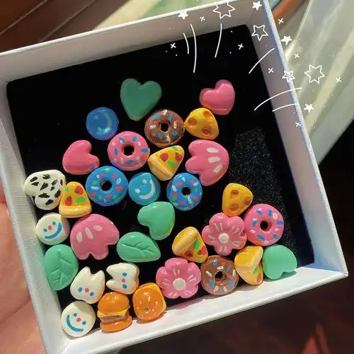 石塑粘土手链串珠