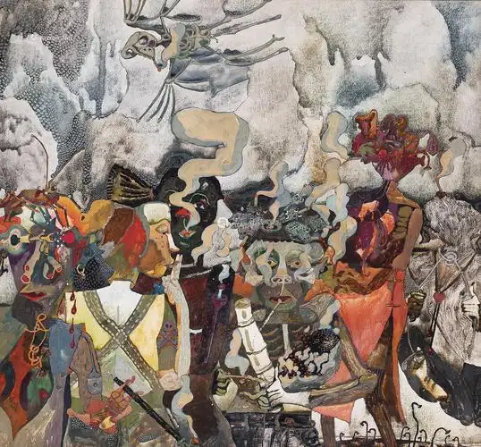 5×36cm拍品描述出 版:《纸上漫步 曹力纸本作品集》,中国美术学院