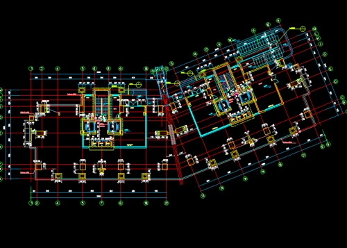 多层住宅建筑施工cad设计图纸