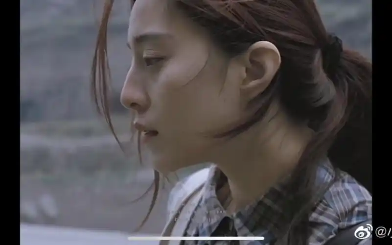 范冰冰侧脸半侧脸