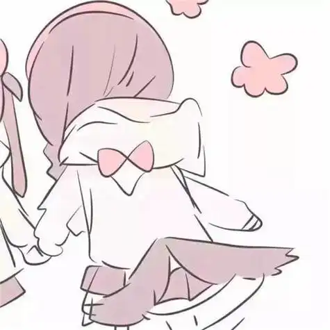 愿你被世界温柔以待闺蜜头像动漫两张分开