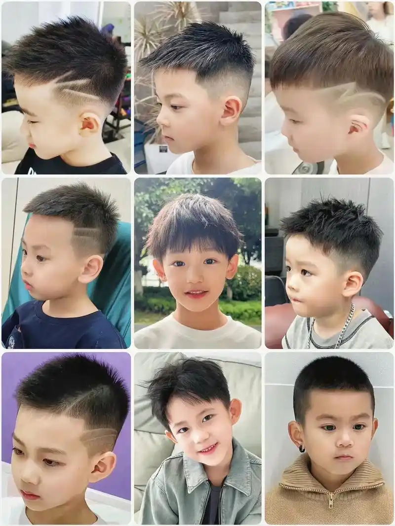 2024男童清爽阳光发型合集来咯! 给 - 抖音