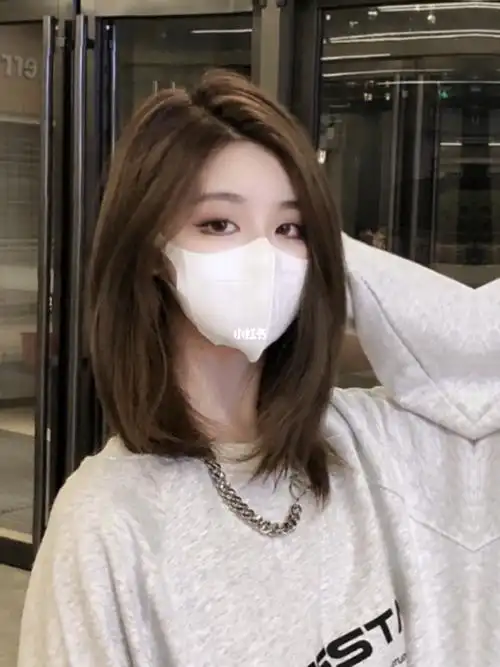 不需要打理的锁骨发蓬松韩式气垫烫发型