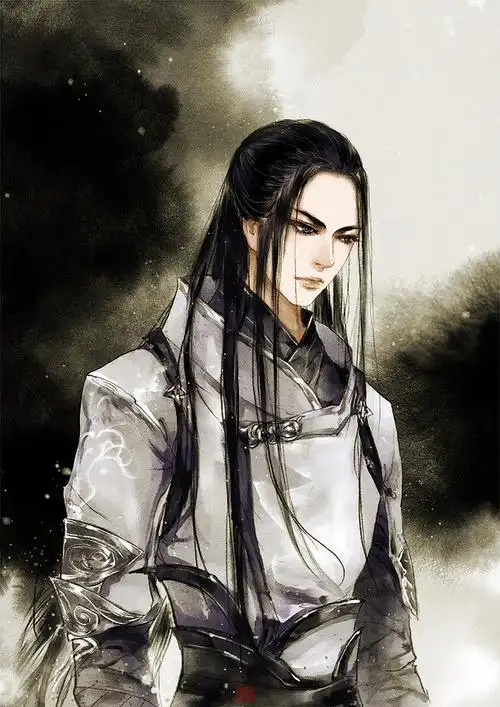 古风男子古装美术原画男子古风人物古代男子男性中国风人物男性男书生