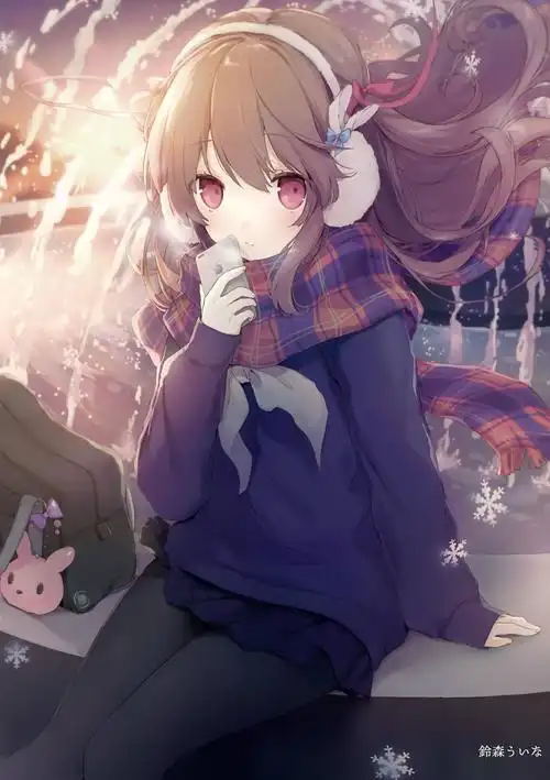 二次元高清动漫冬季萝莉图片图包