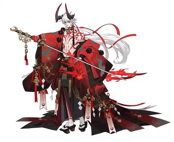 拌匀鬼切典藏皮肤的设计稿