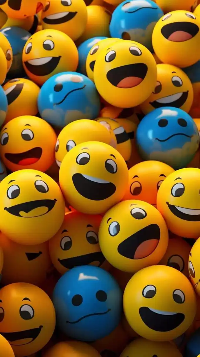 笑脸表情963d壁纸泰酷辣～  9278被这些超可爱的笑脸表情壁纸