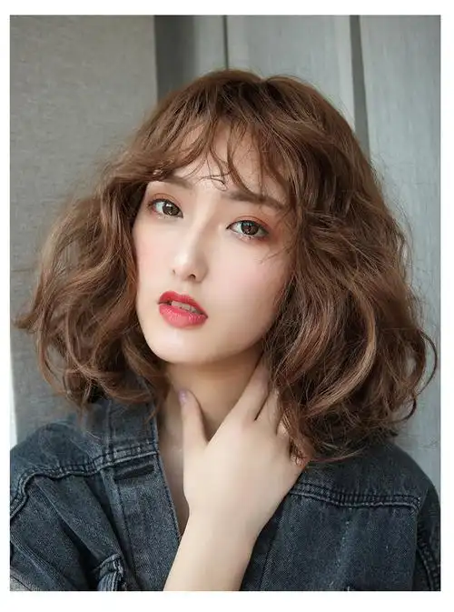 假发女短发短卷发玉米烫bobo韩国波波头可爱网红圆脸泡面卷发套头
