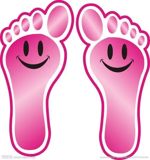 脚丫图片简笔画 脚丫图片简笔画彩色