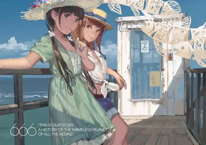 画师:hjl原创 女の子 练习 夏 オリジナル3000users入り マニキュア