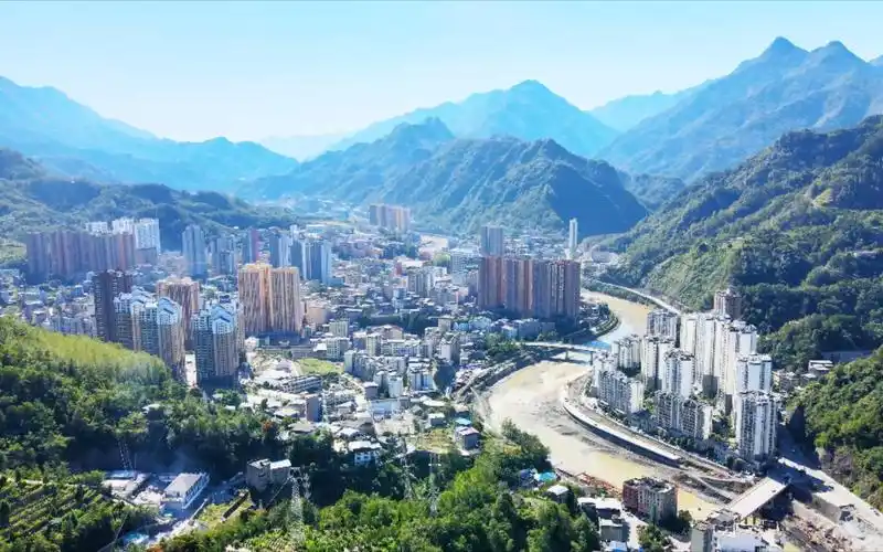 航拍重庆市城口县完整版