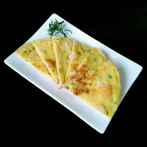 君君love烘焙做的虾仁鸡蛋饼