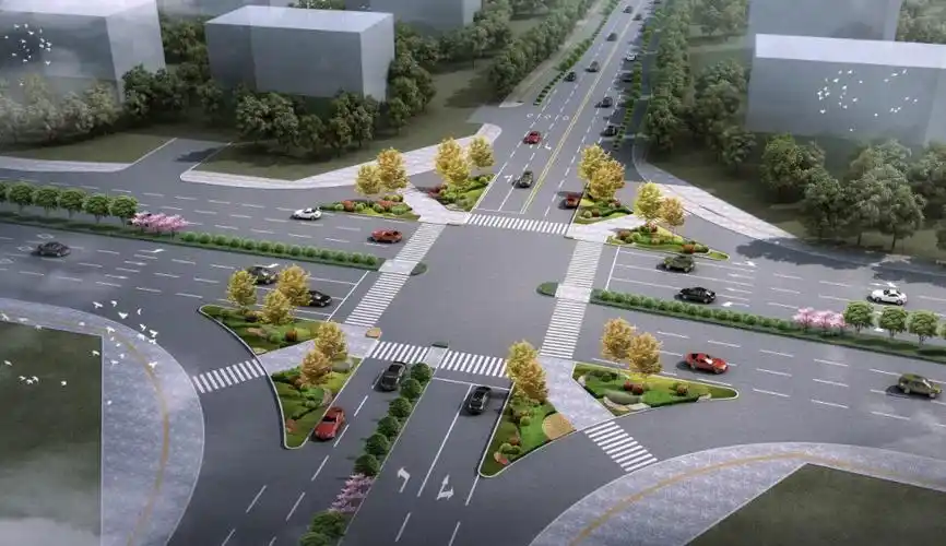 巩义道路渠化绿化将让城市提质升级