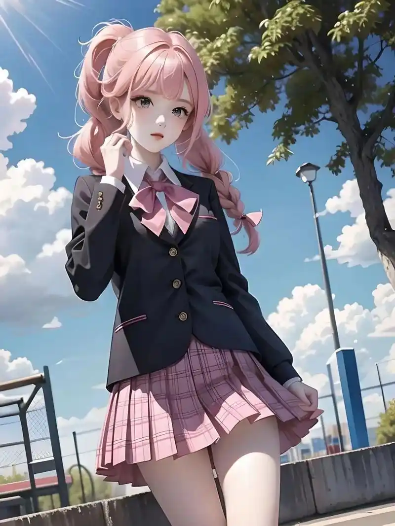 头像壁纸61 西装校服少女 英伦风西装校服 jk制服 女生头像 校园风