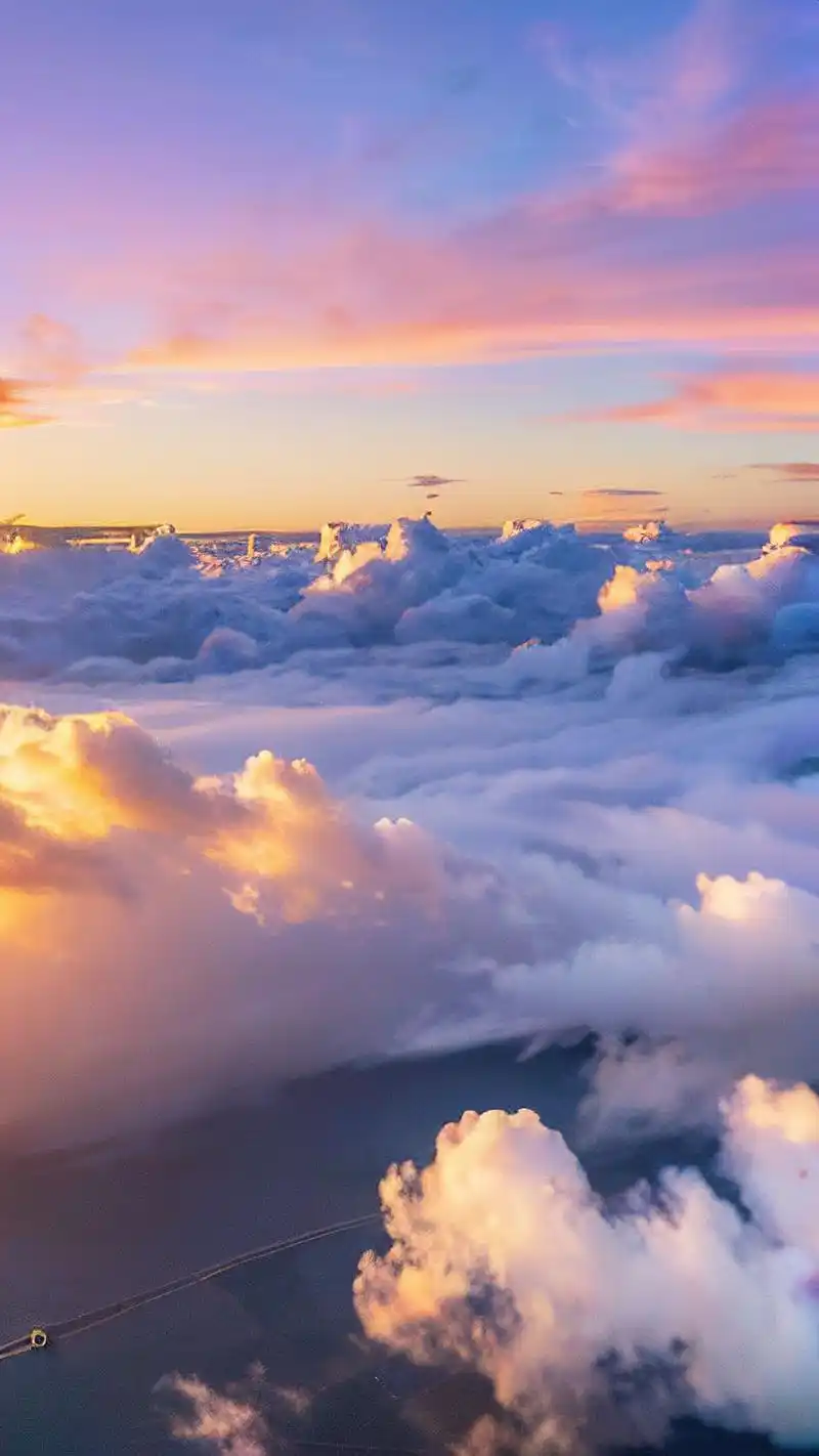 超治愈梦幻云朵壁纸🌥️ 喔,这组壁纸真的太美啦!