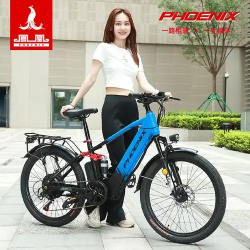 新国标锂电池电动山地自行车26寸代步助力电动变速山地电瓶车