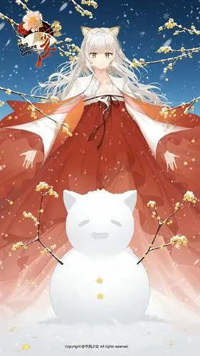 当国风遇上美少女——华风少女·中国娘24节气壁纸惊艳来袭!-c3动漫网