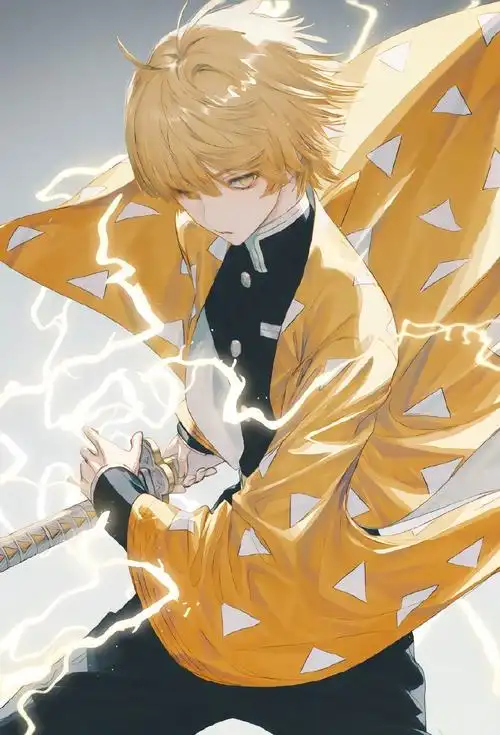 动漫图片:鬼灭之刃/我妻善逸