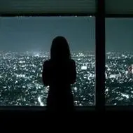 一个人孤独背影图片女生头像