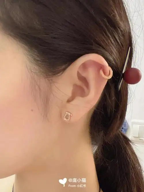 cartier 耳骨钉 耳环 love