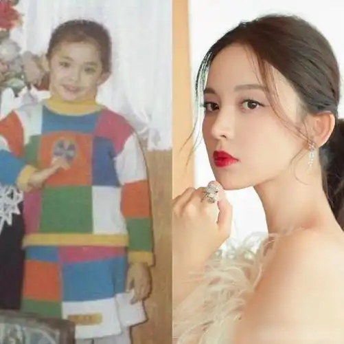 女明星童年照对比,你最喜欢谁?