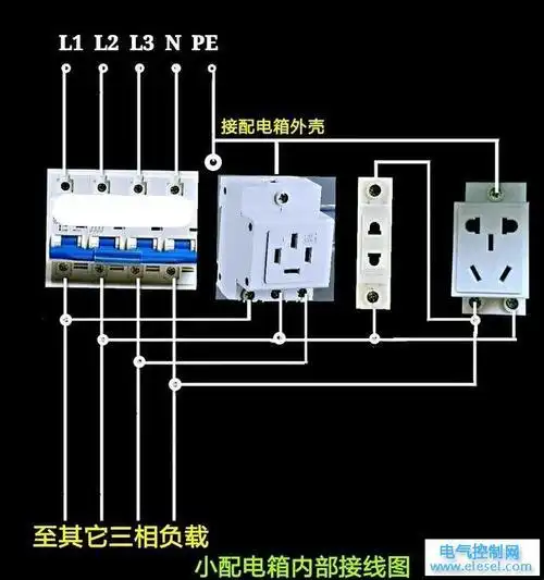 三相电线怎么接两线插头 三相线接插排俩线怎么接