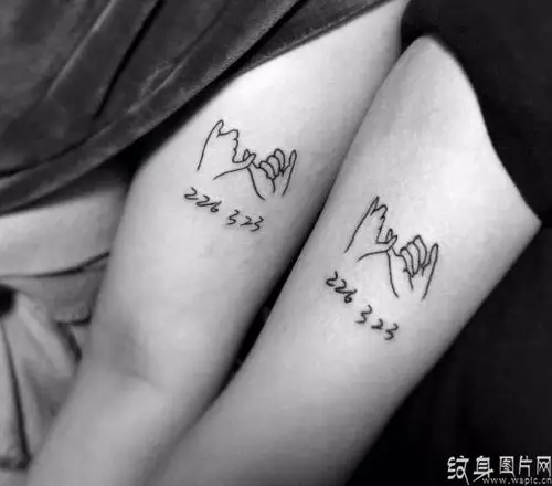 情侣纹身图案大全,握住双手才能走完一生(2)